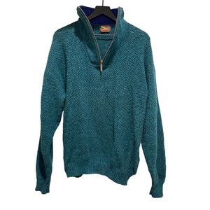 Alps Vintage Wool 3/4 Zip Sweater Men’s Size L